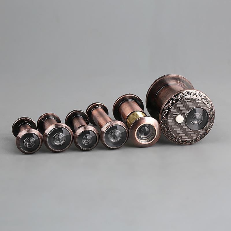 锌合金猫眼门镜门铃二合一防盗门堵孔防盗器家用老式可视监控通用