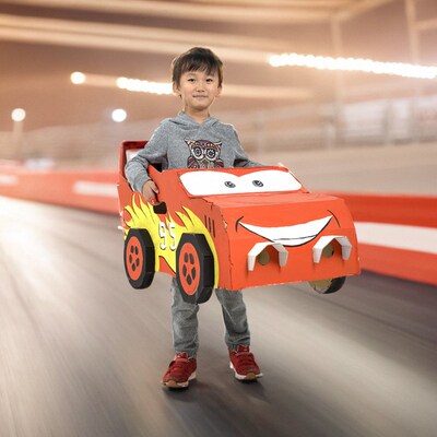 可穿戴坦克纸箱飞机汽车轮船儿童纸板玩具幼儿园纸壳手工涂鸦diy