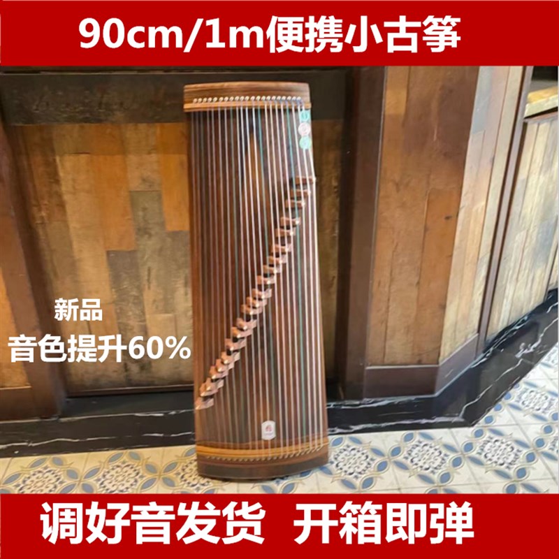 迷你90cm 1米挖筝 21弦小古筝 初学考10级演奏便携式音色提升60%