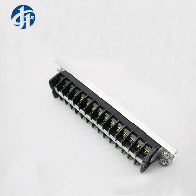 接线板TD-1515导轨式电线接线端子15A/15位接线排连接器10只装