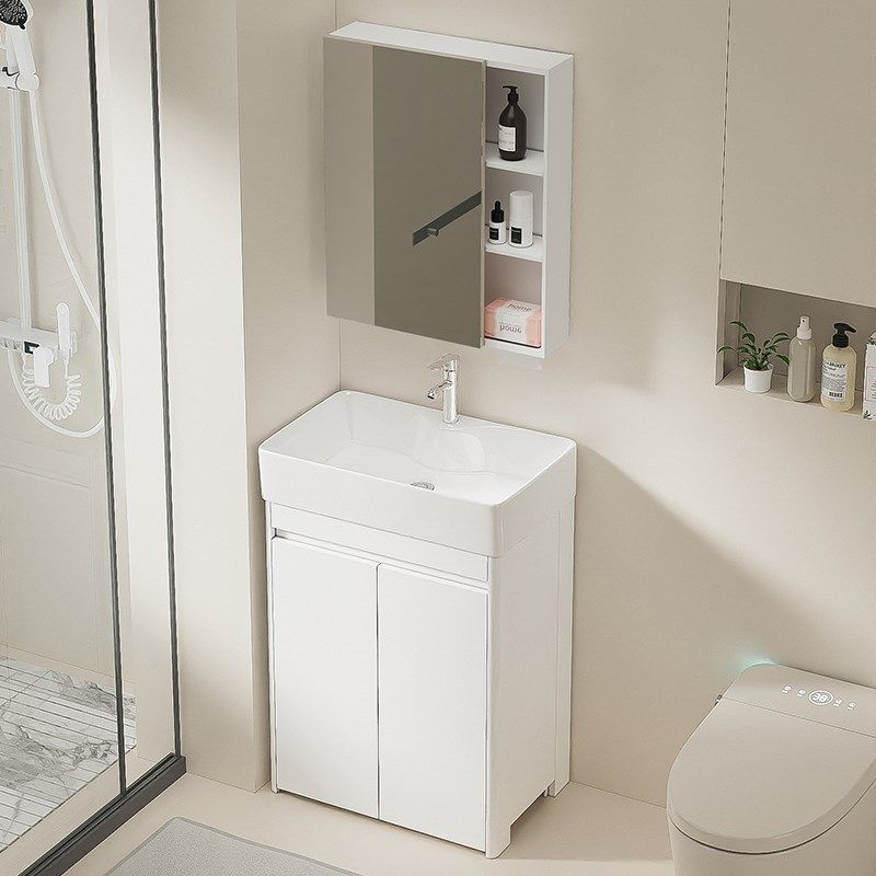 落地洗手盆柜组合小户型卫生间洗脸池D阳台防水小尺寸浴室柜40cm