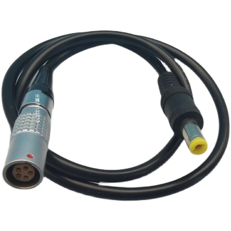 兼容雷莫航空插头0B   5孔/Dc5.5-2.1电池转接线0.5M