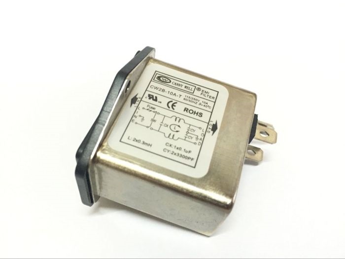 CW2B-03A-06A-10A-T CANNYWELL 三合一插座带开关保险电源滤波器