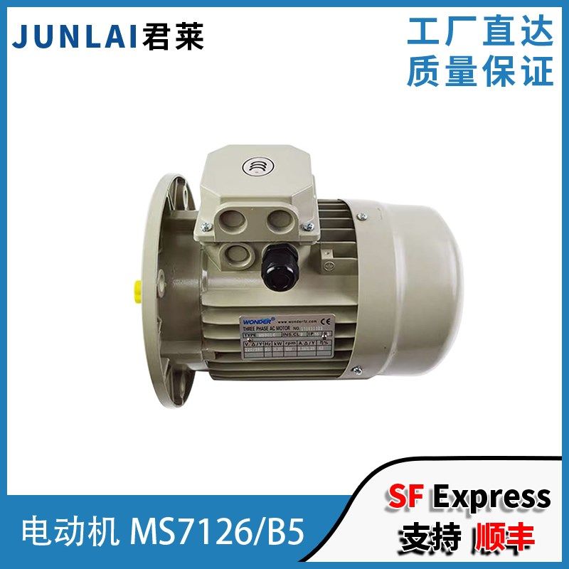 门机三相异步电动机 MS7126/B5 MS8016 YS7126  安利索门电机马达