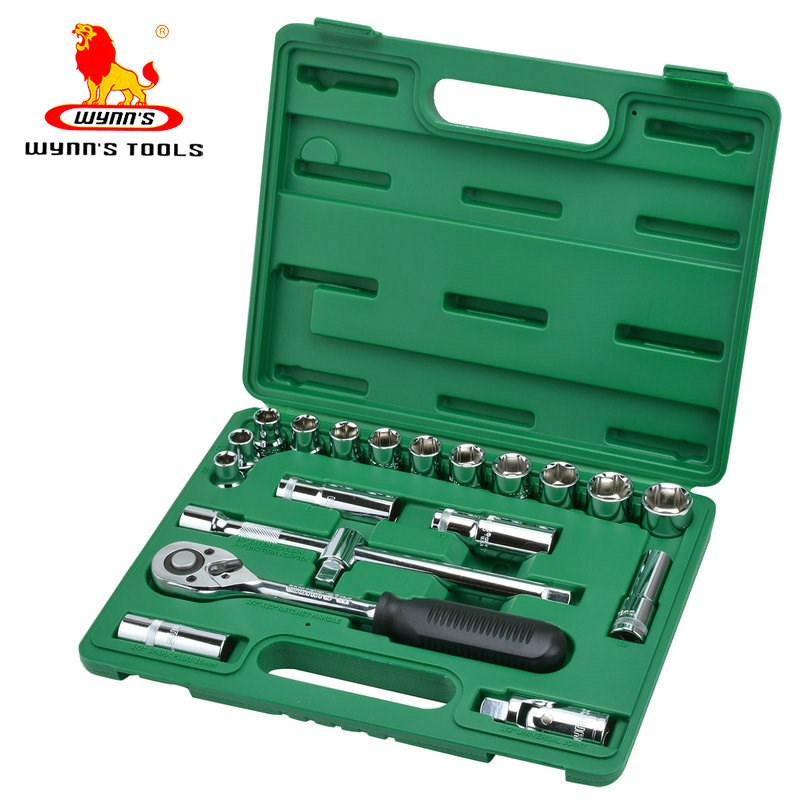 Wynns威力狮 20件套12.5mm公制套筒组套 套筒扳手 汽修工具W020