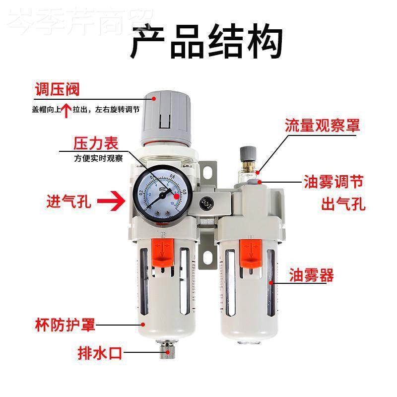 SMC型油水分离器AC2010-0 A2C3010-03D AC4JPZ010-04500气 1源处