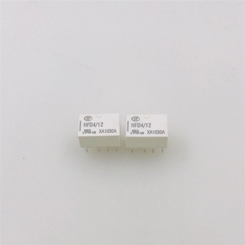 HFD4-12 012VDC单稳态两组转换8脚0.5A125V宏发超小型信号继电器