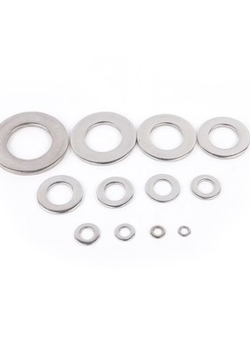 跨境230pcs不锈钢垫片盒装 304不锈钢平垫圈螺丝平垫M3-M12盒装