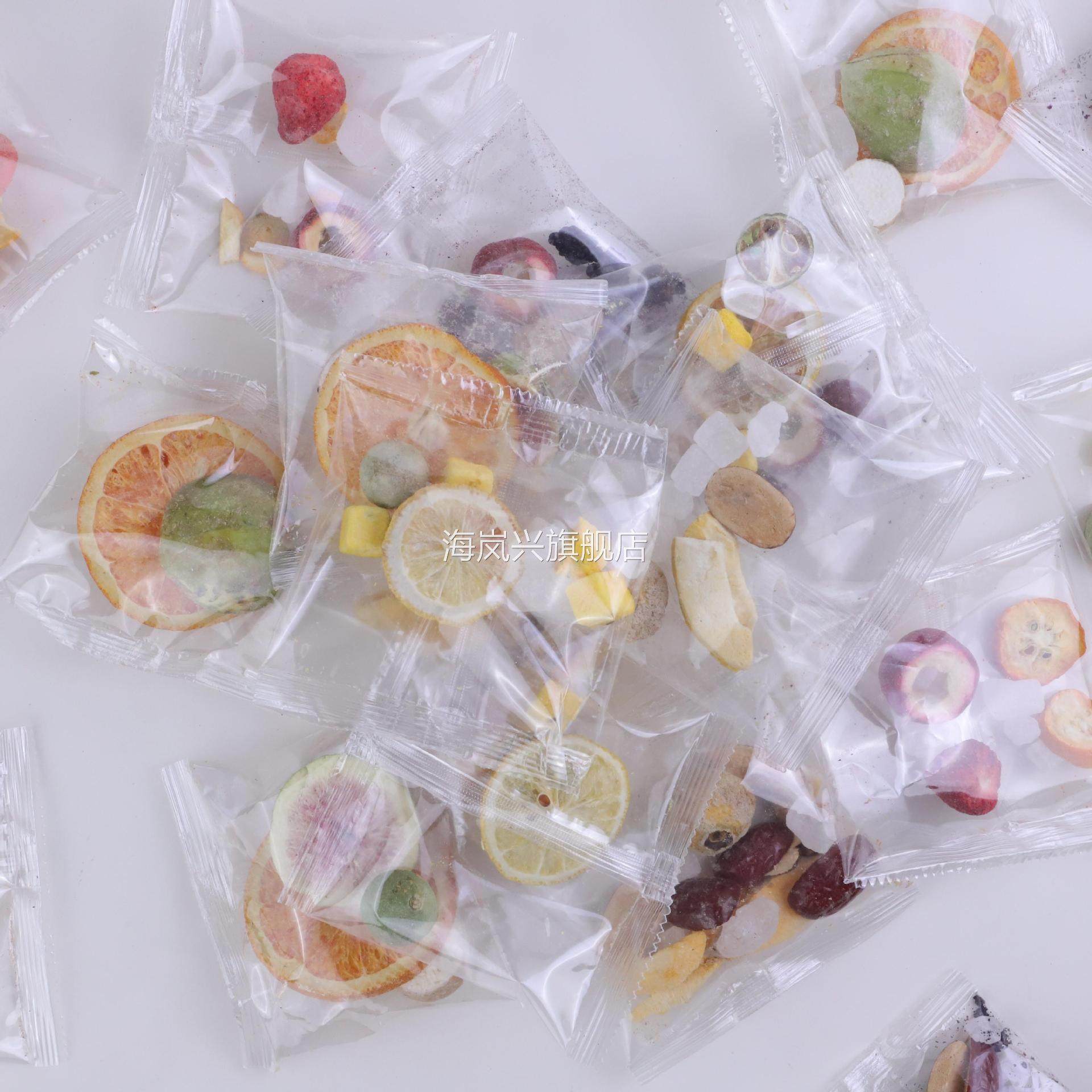 包邮冻干水果冷水泡茶柠檬百香果青桔山楂山药草莓无花果罐装