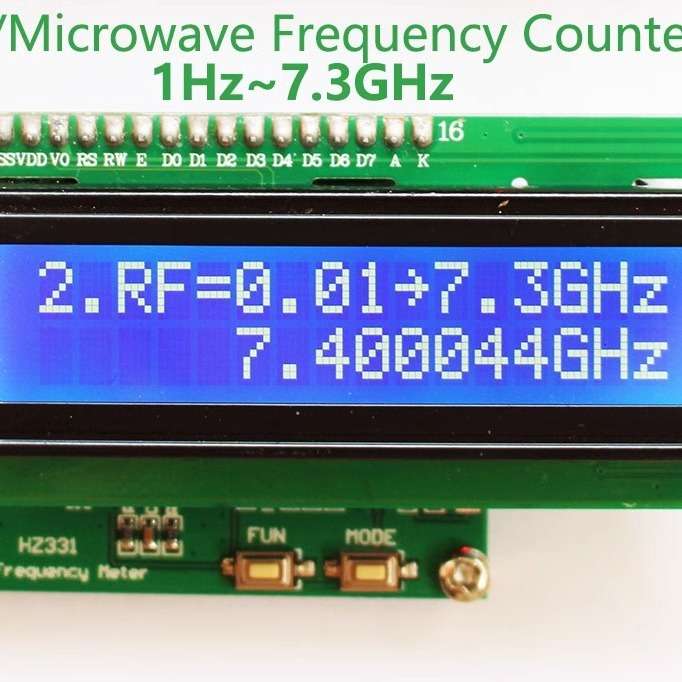 频率计 HF RF frequency meter 2.4G 3G 5.8G 6G 7G 1Hz~7.3GHz