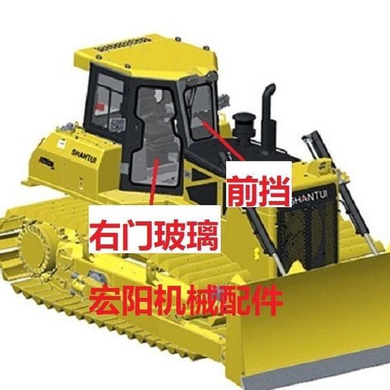 推土机山推ST160挡风前后挡车门钢化玻璃不包邮高品质