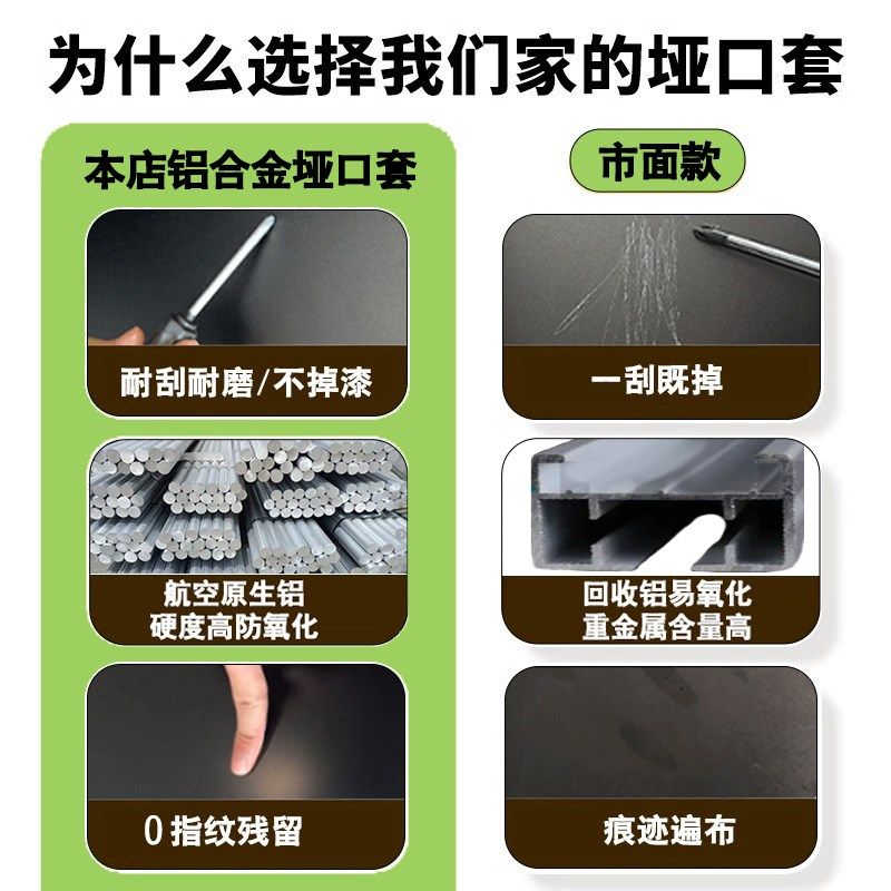 门套包边门框边框阳台窗套窗框金属铝合金包安装