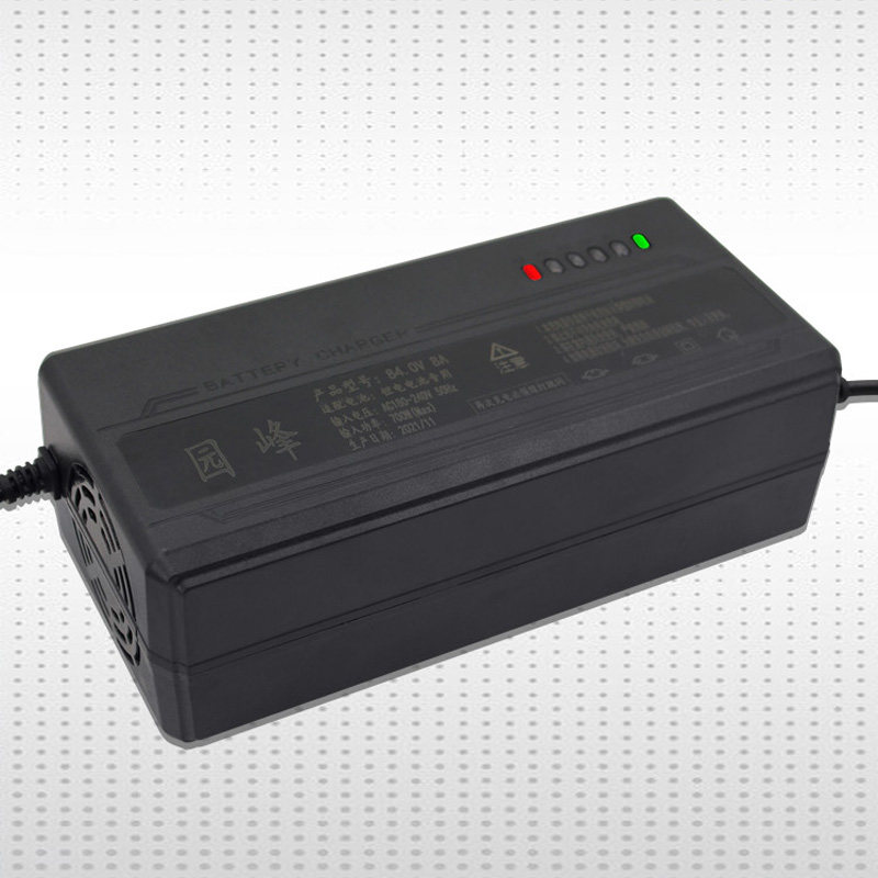 锂电池车自动断电充电器48伏60v72v6a5A71.4v84v54.6智能快充