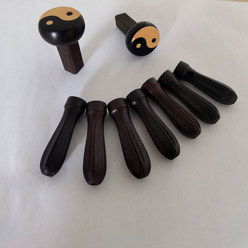 大叶紫檀古琴琴k轸雁足好拧不打滑送绒扣古琴通用演奏琴用