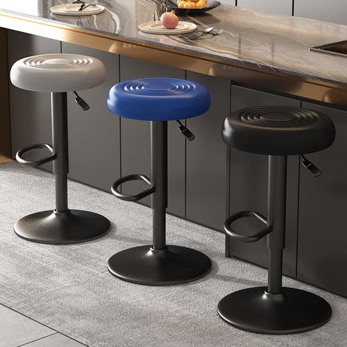 吧台椅高脚c凳轻奢高级感酒吧椅子家用升降高凳子收银前台商用吧