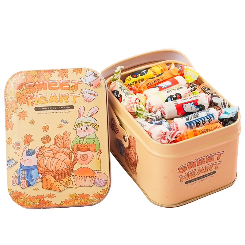 大白兔奶糖礼盒装混合口味喜糖批发上海冠生园正宗节日伴手礼铁盒