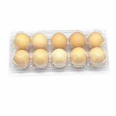 鸡蛋托塑料10枚中号一次s性厚透明托盘鸭蛋盒礼盒100个鸡蛋包装 盒