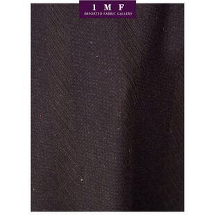 460G 幅宽145CM 意大利全羊毛美拉德色系斜向流苏布料 情迷柏林