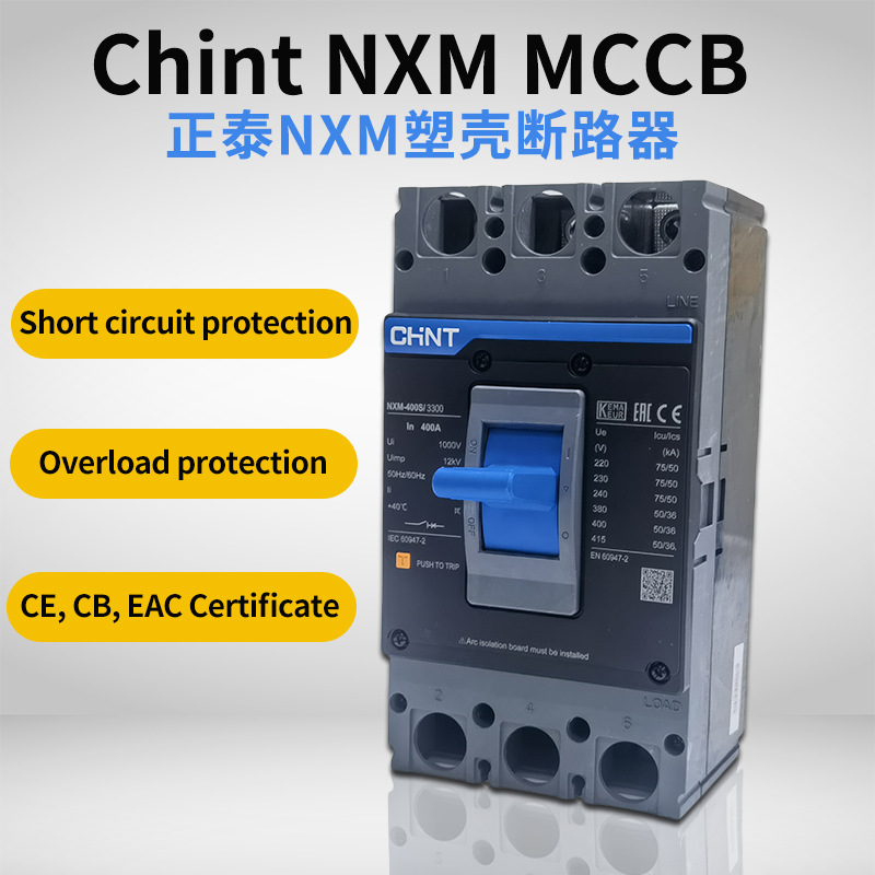 Chint NXM MCCB 100A 125A 160A 250A 400A 630A 800A 1000A1600A