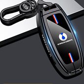 X壳包金属 高档d8扣d7车用品改装 腾势d9钥匙套汽车dmi专用新款 23款