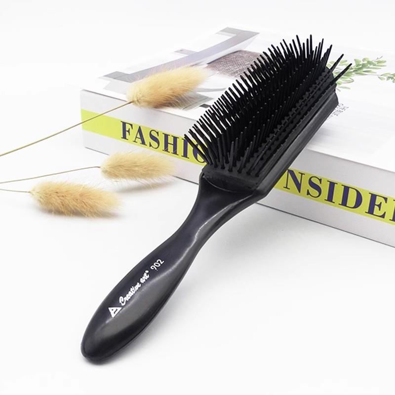 高级男士复古油头大背头蓬松造型梳耐高温K九排梳排骨梳防静电卷