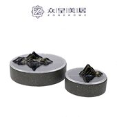 新中式 饰品 桌面收纳盒样板房间卧室首饰盒售楼中心博古架摆件软装