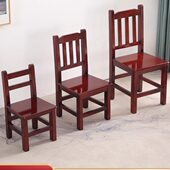 小木凳矮凳小板凳儿童实木小椅子幼儿园创意洗脚凳靠背木头凳家用