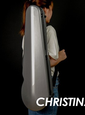 小提琴琴b盒 VB14-44 银灰色小提琴盒子 玻璃钢碳纤维 4/4尺寸