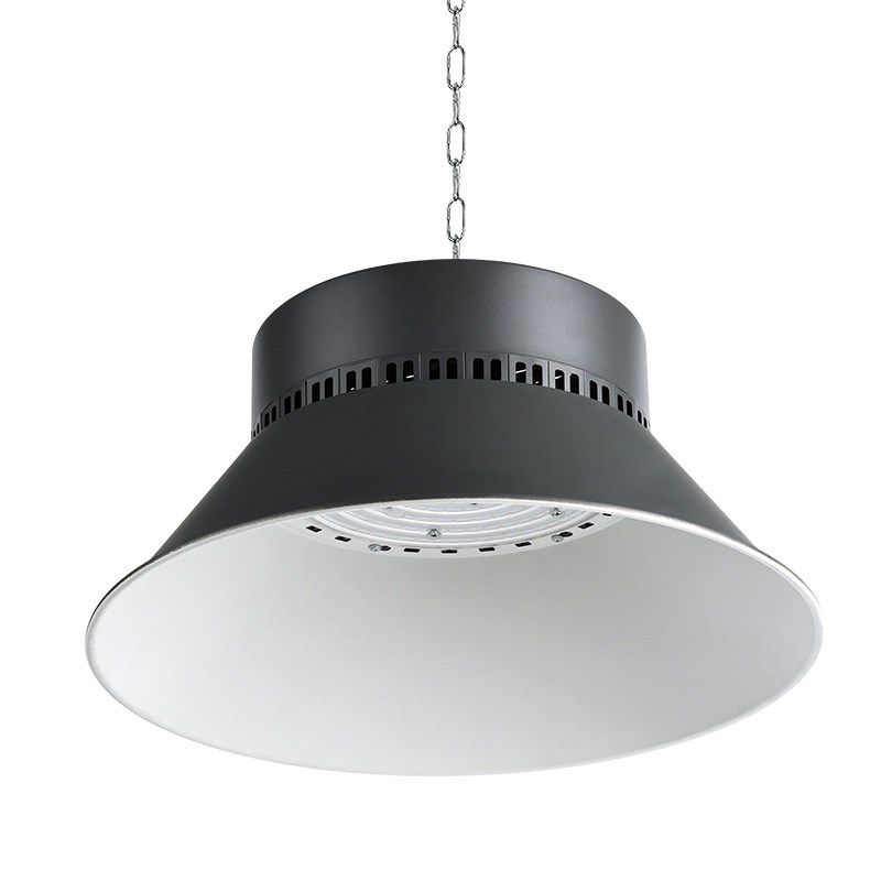 亚明工矿灯鳍片工厂房仓库车间照明灯200W100W超亮工业吊灯罩