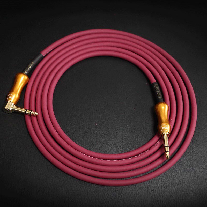 KG双声道连接线立体声大三芯平衡线电子鼓电子琴表情哇音踏板