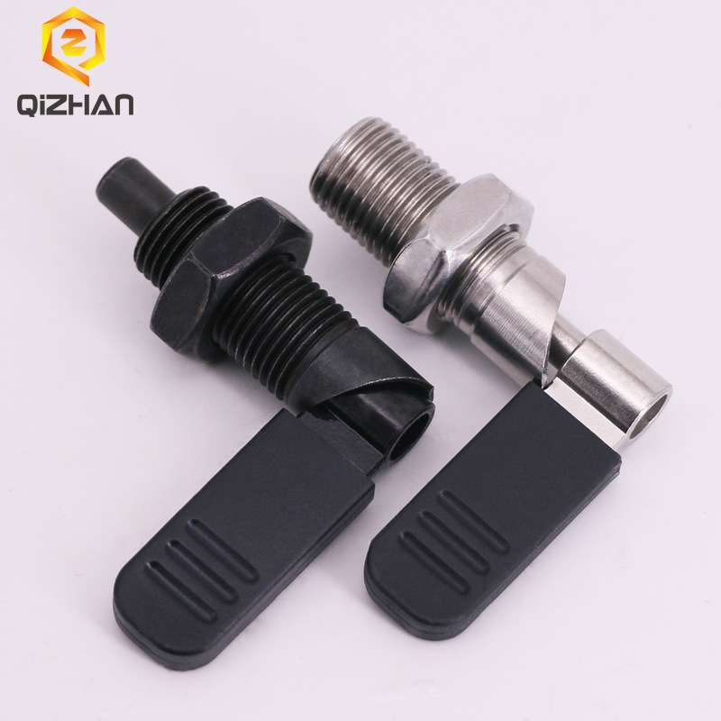 SPXVB/SPXVBK旋钮柱塞自锁分度销细牙螺纹弹簧定位销10/12/16/20