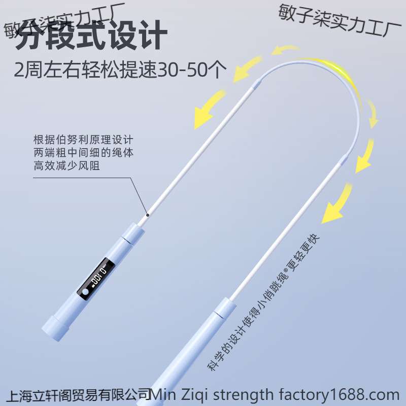 跳绳沙.式电子计数中小学生儿童幼儿园提速初学中考专用