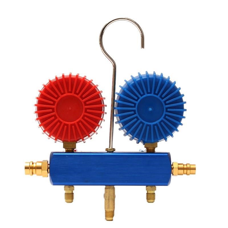 R134A冷媒双表加液表空调加氟压力表汽车家用定变频空调压力表