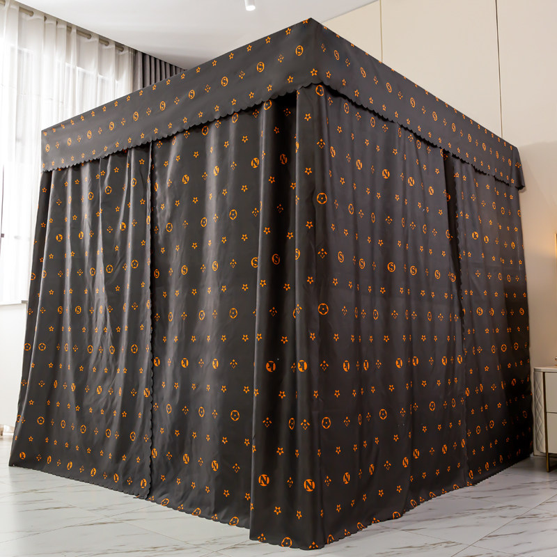 2022新款遮光床帘防尘顶星空床幔宿舍四季款蚊帐加厚保暖布帘家用,床上用品,蚊帐,淘宝优惠券,粉丝福利购,淘宝优惠卷