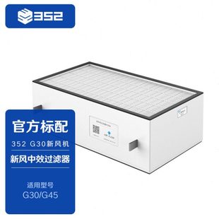 过滤花粉 空气净化器滤芯 PM2.5 G30新风机初中效过滤器 352