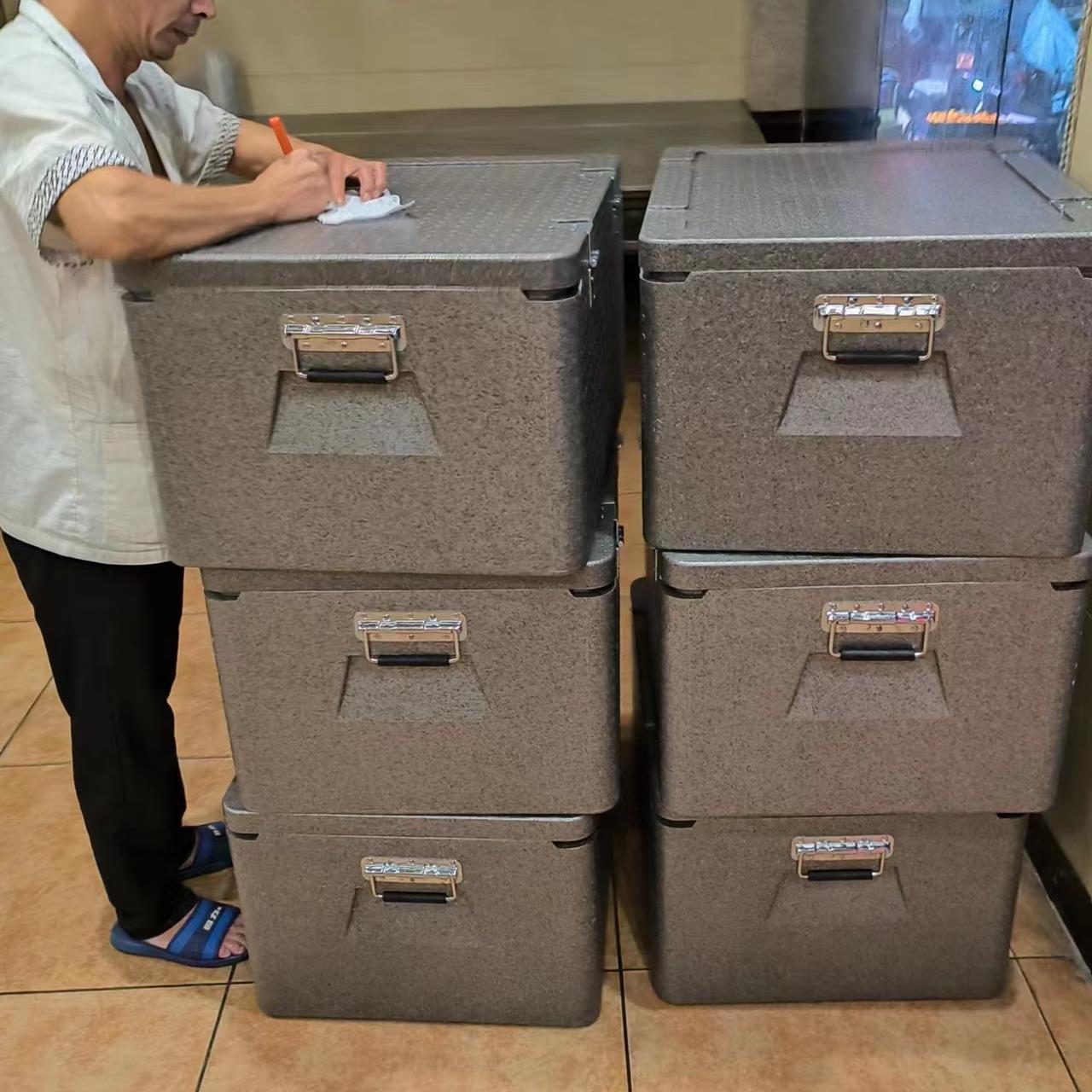 大号epp保温箱泡沫箱食品级外卖配餐箱盒饭送餐箱商用摆摊冷新款