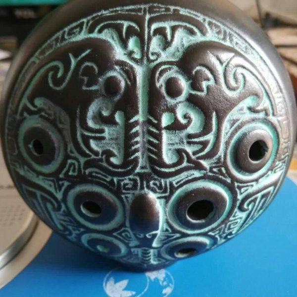 埙八孔初学黑陶埙 篆体古埙包邮 传统文化讲堂音乐舞台演出用品,乐器/吉他/钢琴/配件,埙,淘宝优惠券,粉丝福利购,淘宝优惠卷