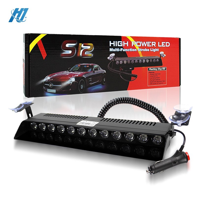 直供 大功率12ld汽车前挡玻璃 铲子灯式吸盘灯警示灯D0.32A