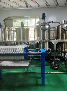 虎坚果炼油设备 提炼1级油莎豆食用油精炼机 虎坚果油精滤机器