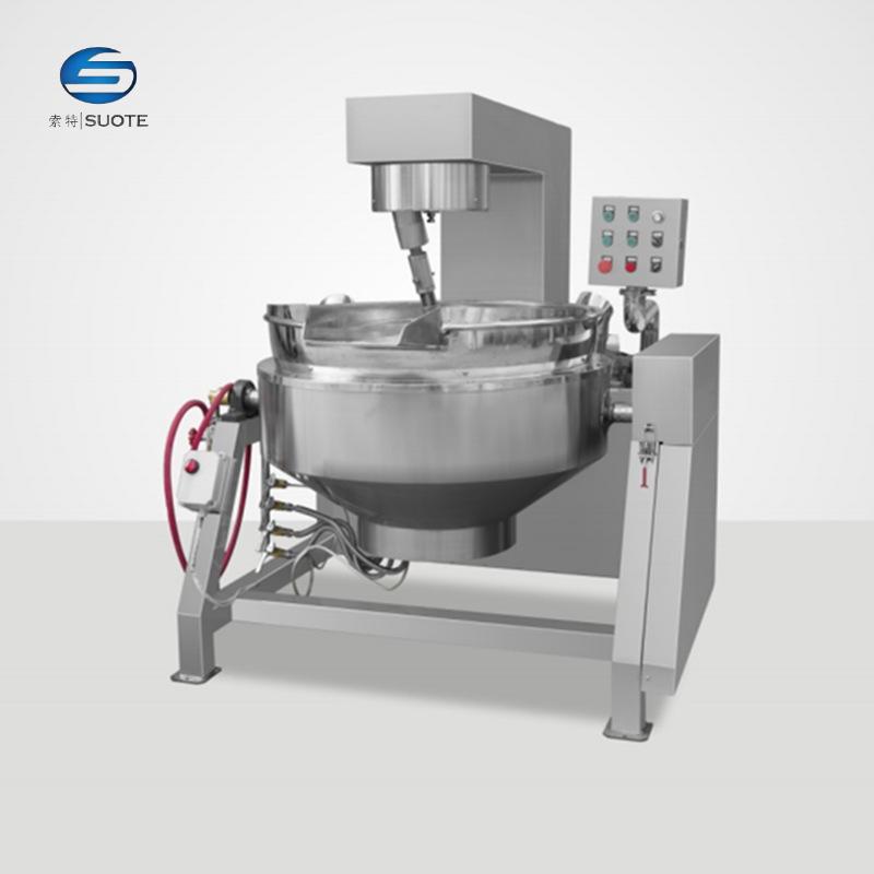 牛肉辣椒搅拌炒菜炒料酱熬制锅 不糊锅 全自动行星搅拌锅索特炒锅