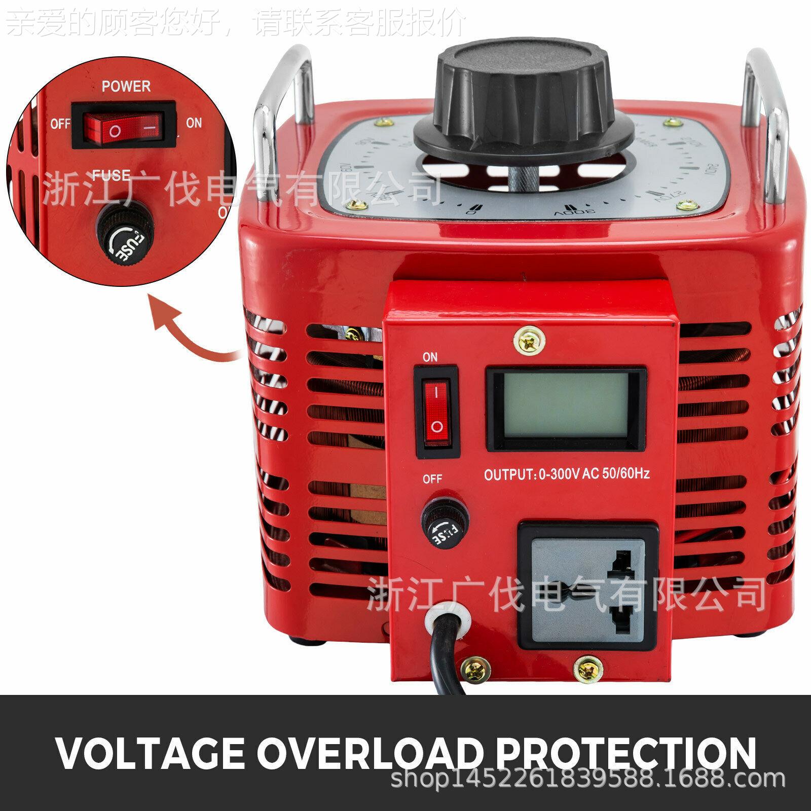 单TDGC2-3K相调0压器 欧标 E DGC2-3KVA 0-30V 澳TC规调压器跨境