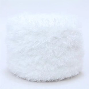 水晶珊瑚绒绒线粗线仿皮草围巾帽子婴儿童宝P宝线手工编织毛线团