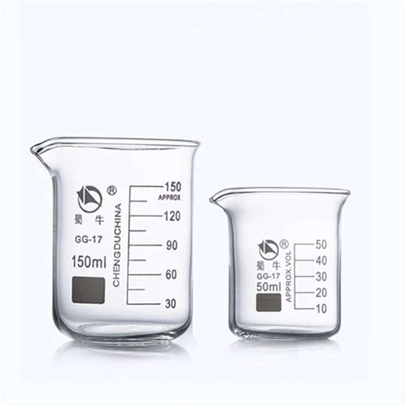 蜀牛低型玻璃刻度烧杯25 50 100 250 300 400 500 1000ml一盒包邮