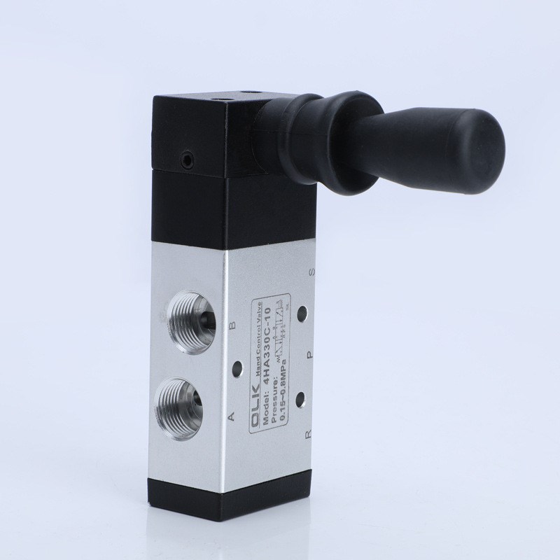 OLK欧雷凯手扳4HA330C-10三位五通4H330C/E/P-08手动中封中泄