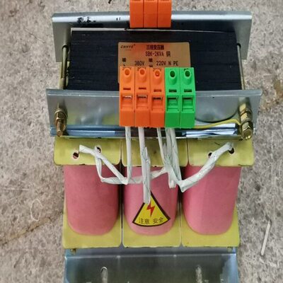 SBK-2000VA三相变压器380V转220V-N华匀干式变压器SG-2kVA铜线圈