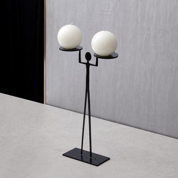 简约金属几何线条抽象创意人物托寄摆件样板房客厅香薰蜡烛台饰品,饰品/流行首饰/时尚饰品新,摆件,淘宝优惠券,粉丝福利购,淘宝优惠卷