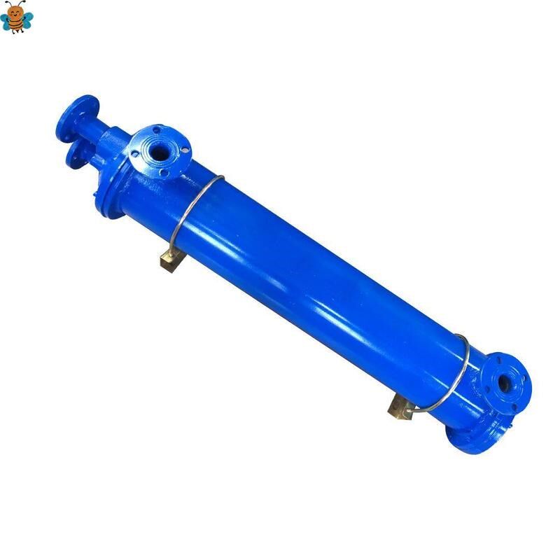 GLC管式换热器不锈钢冷却器泳池热交换器高效铜翅片管冷却器