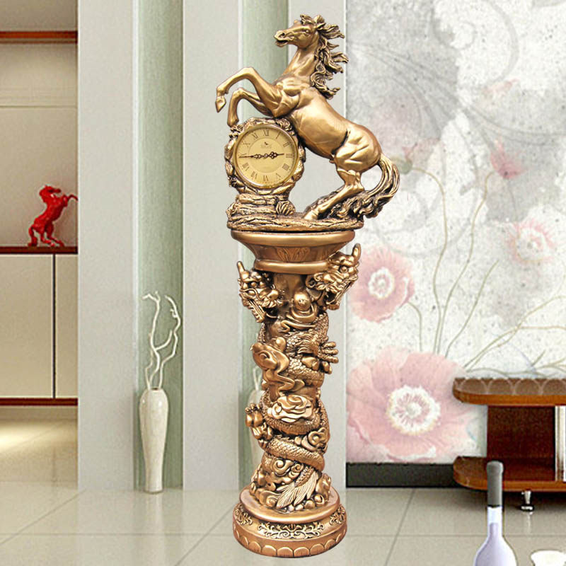 客厅落地钟欧式表装饰摆件家用立式钟表立钟复古地钟大码座钟摆钟,家居饰品,立钟/落地钟,淘宝优惠券,粉丝福利购,淘宝优惠卷