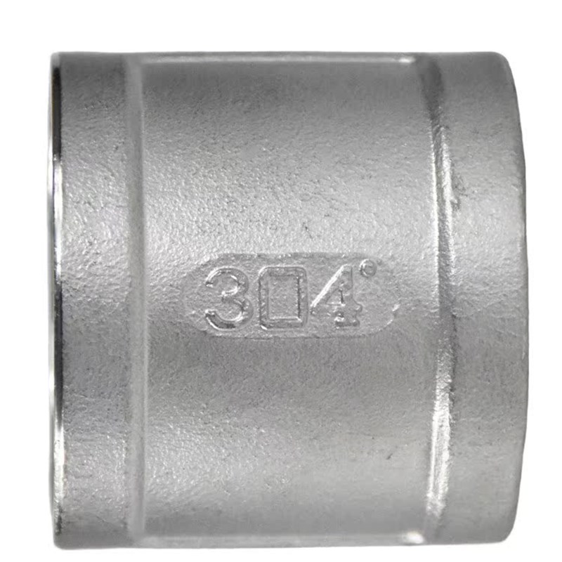 304不锈钢内丝管箍内牙直接头内外螺纹直通外丝六角接头水管配件