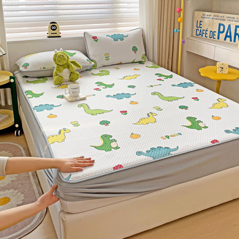 定做冰豆豆凉席子床笠冰丝席三件套藤席可折叠水机洗儿童学生宿舍,床上用品,冰丝席,淘宝优惠券,粉丝福利购,淘宝优惠卷